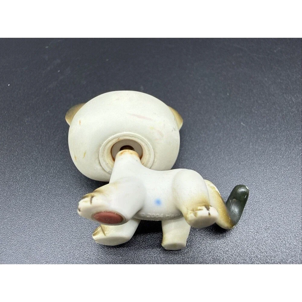Littlest Pet Shop #5 Siamese Shorthair Cat Authentic LPS 2004